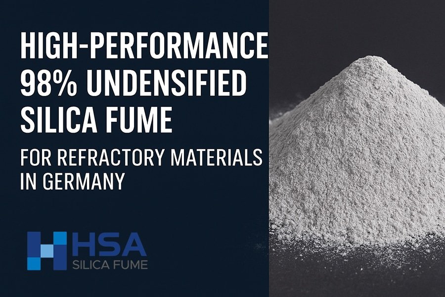 High-Performance 98% Undensified Silica Fume for Refractory Materials in Germany